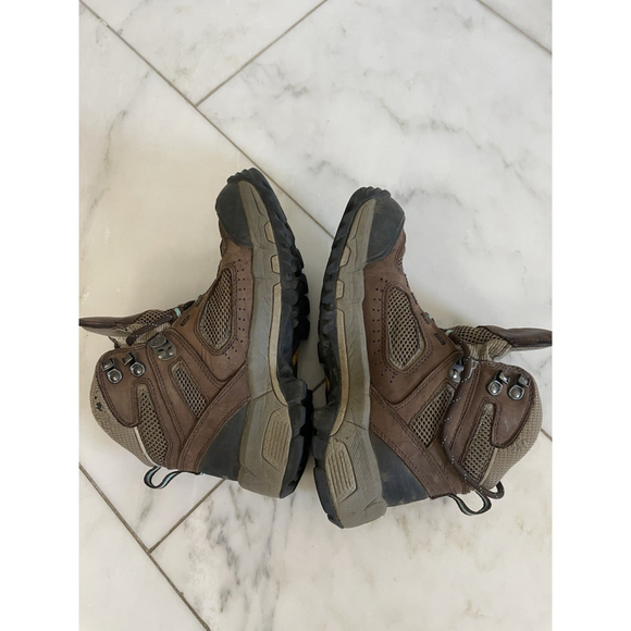 Vasque Womens Brown Leather Goretex Mid Rise Leather Hiking Boot Waterproof Sz 6 - Picture 4 of 9